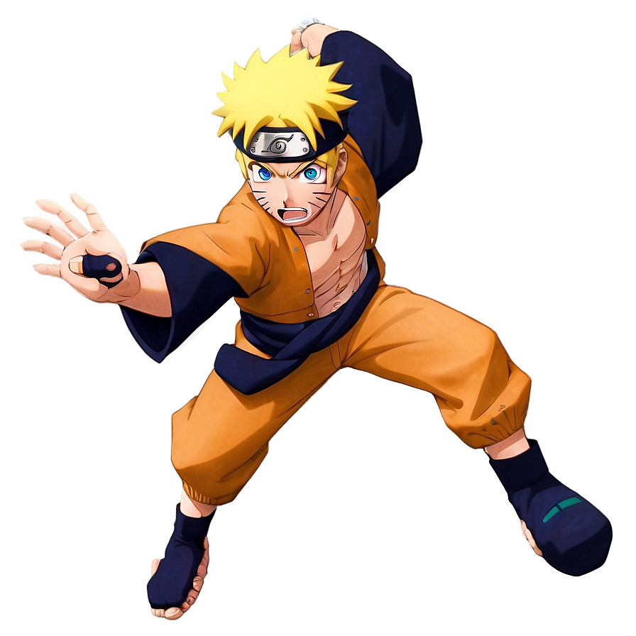 Naruto Uzumaki Running Pose Png Fjs PNG image