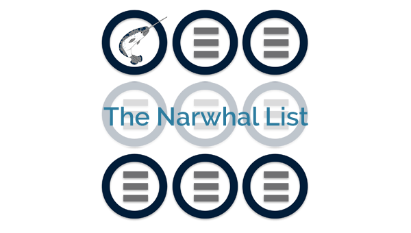 Narwhal List Graphic PNG image