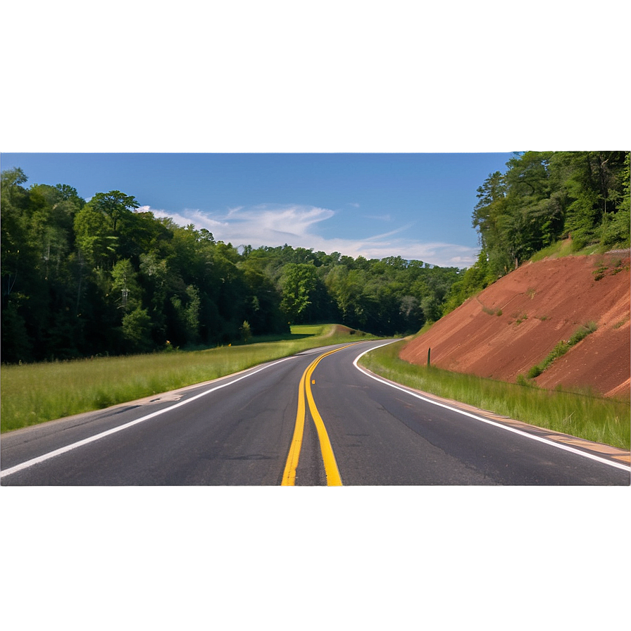 Natchez Trace Parkway Scenery Png 06252024 PNG image