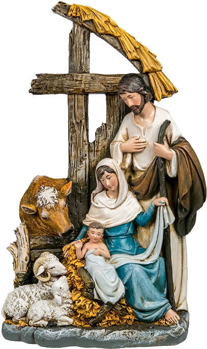 Nativity Scene Figurine PNG image