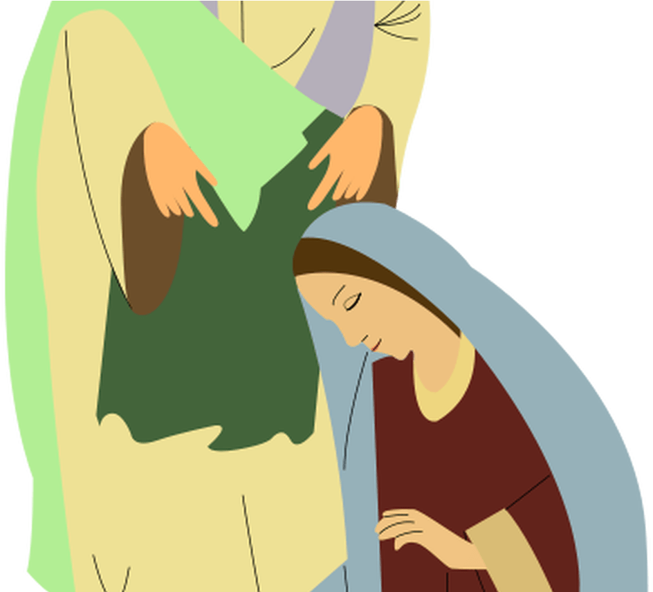 Nativity Scene Maryand Joseph PNG image