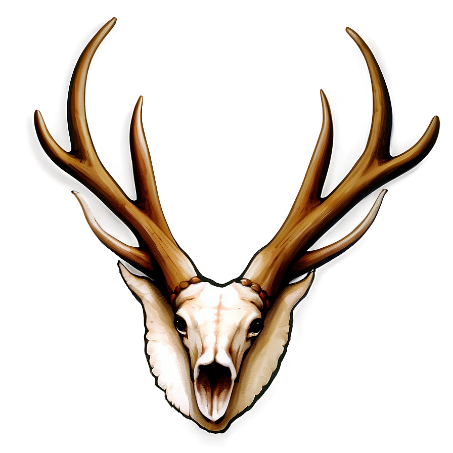 Natural Deer Antler Graphic Png 54 PNG image