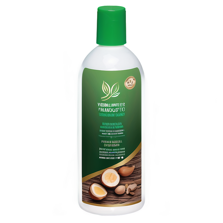 Natural Ingredients Shampoo Bottle Png Epv PNG image