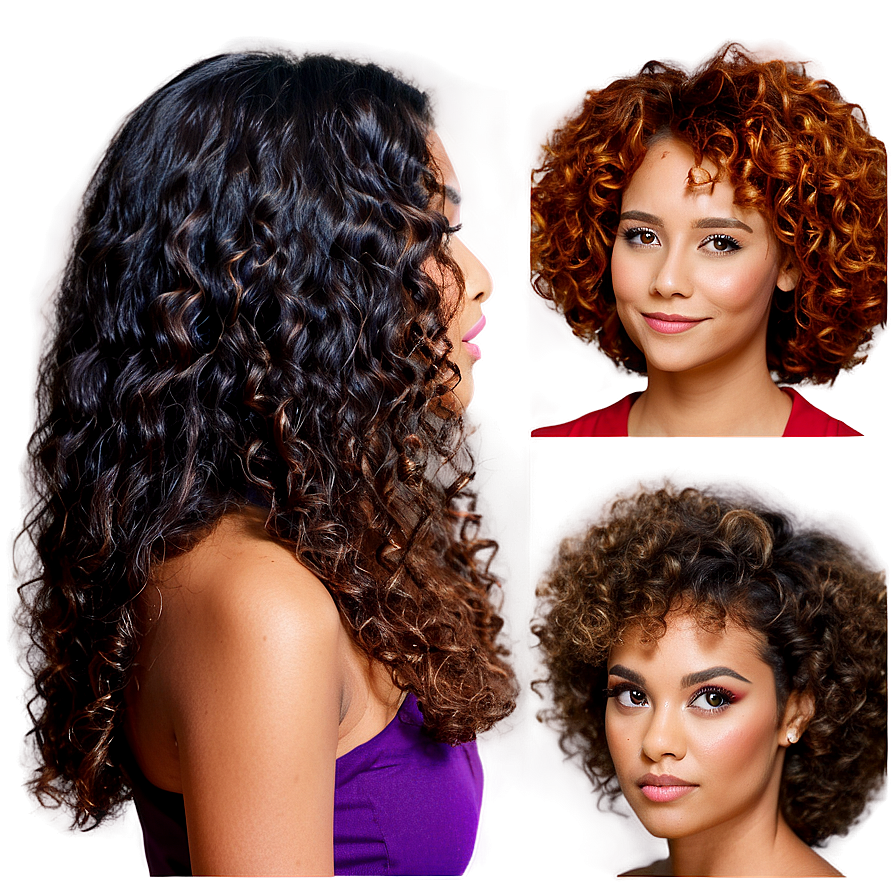 Natural Perm Look Png 06272024 PNG image