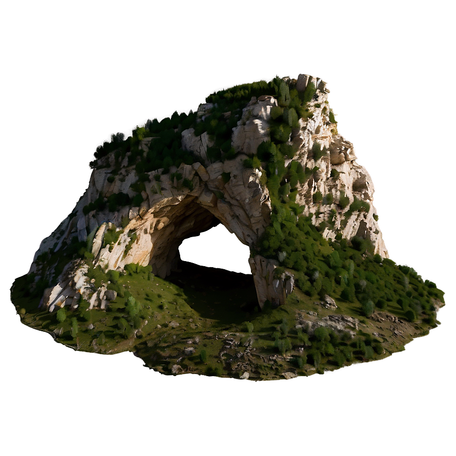 Natural Rock Arch Tunnel Png Ijr72 PNG image