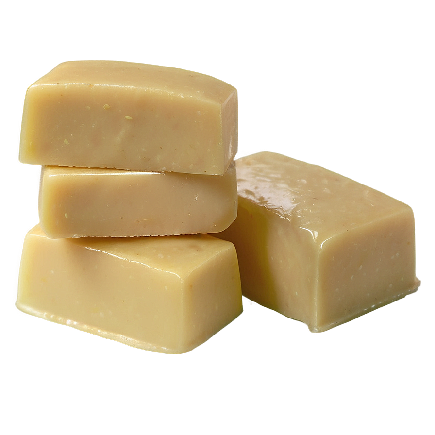 Natural Shea Butter Bar Png 06272024 PNG image