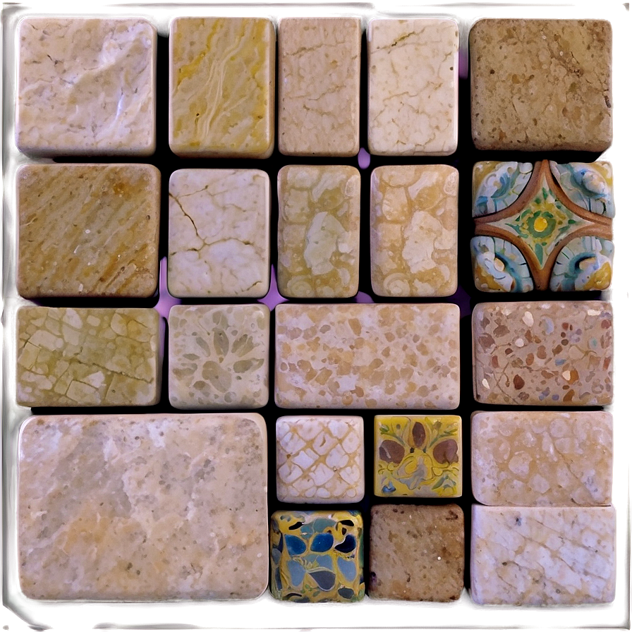 Natural Stone Tile Floor Png 06202024 PNG image