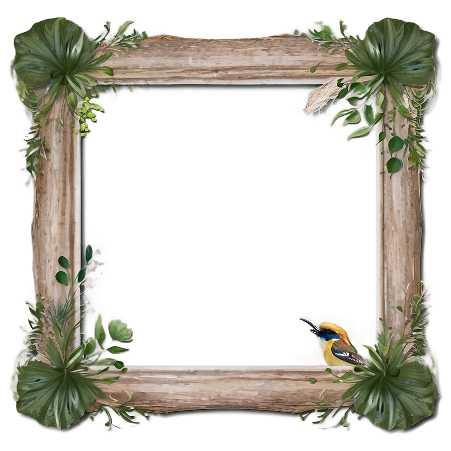Nature Inspired Picture Frame Png Xgt PNG image