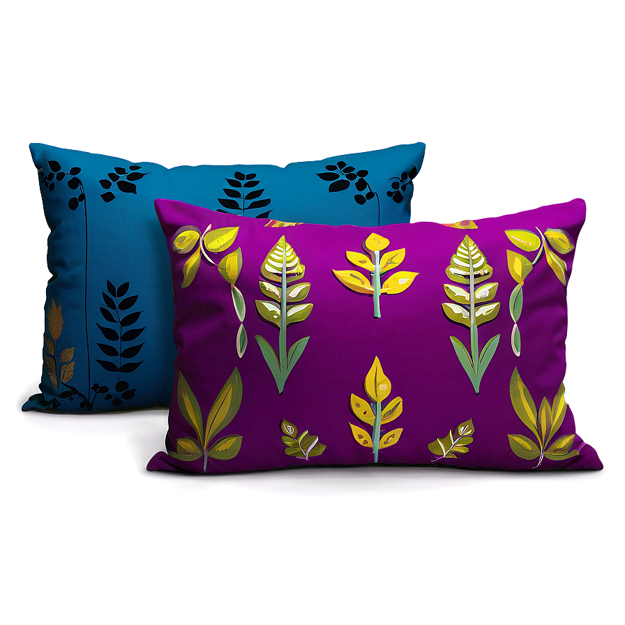 Nature-inspired Throw Pillows Png 06262024 PNG image