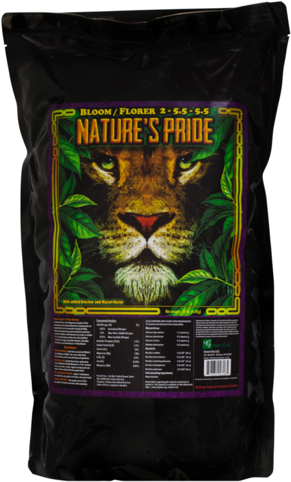 Natures Pride Fertilizer Bag PNG image