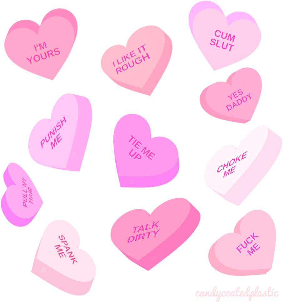 Naughty Heart Candies PNG image