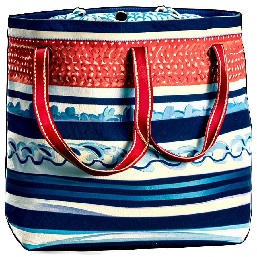 Nautical Beach Bag Png 7 PNG image