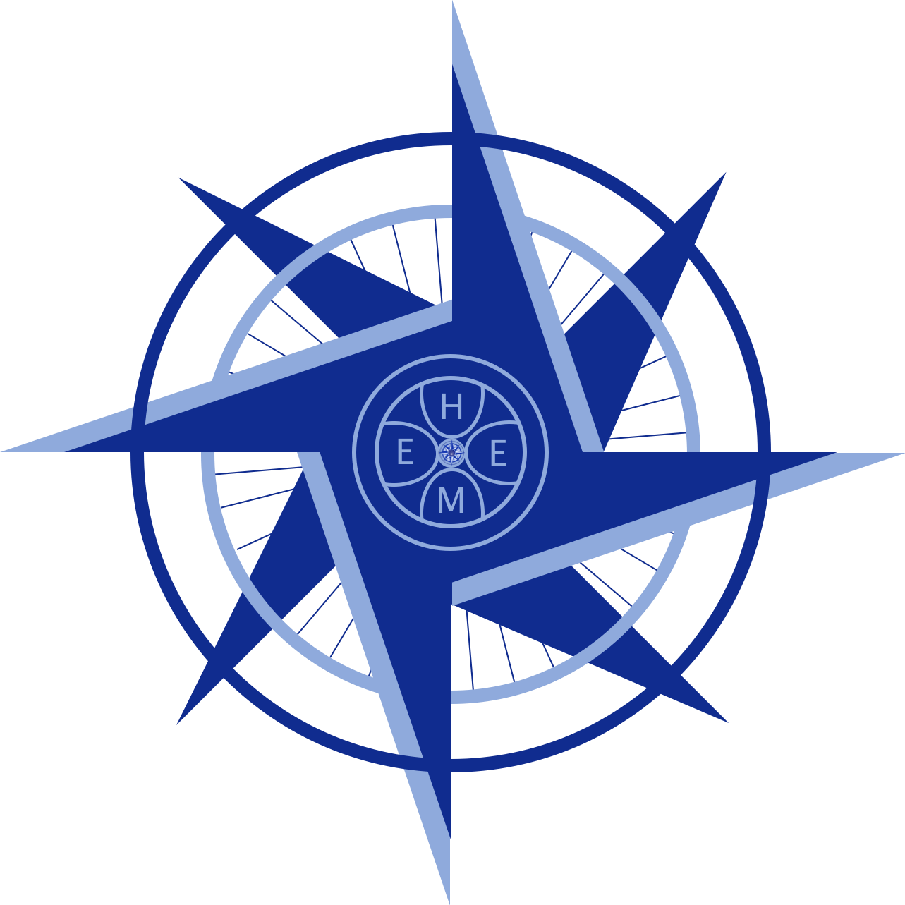 Nautical Compass Graphic Art PNG image