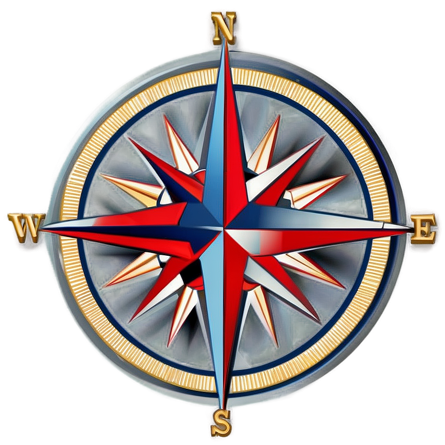 Nautical Compass Rose Graphic Png Dkn PNG image