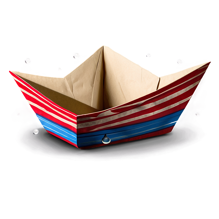 Nautical Paper Boat Design Png 06282024 PNG image