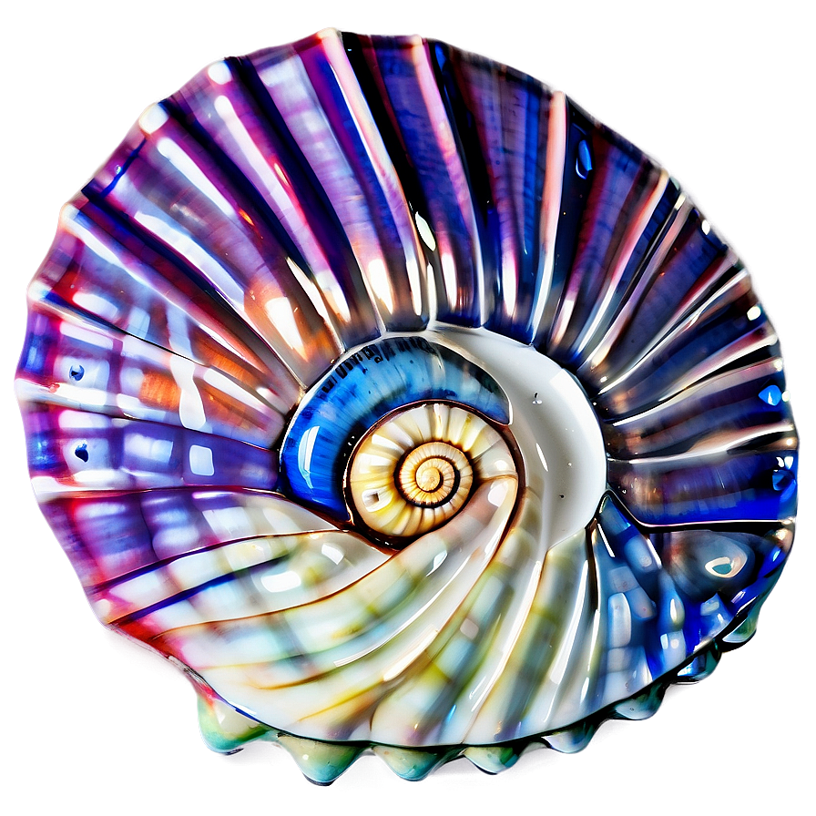 Nautical Seashell Theme Png 05242024 PNG image