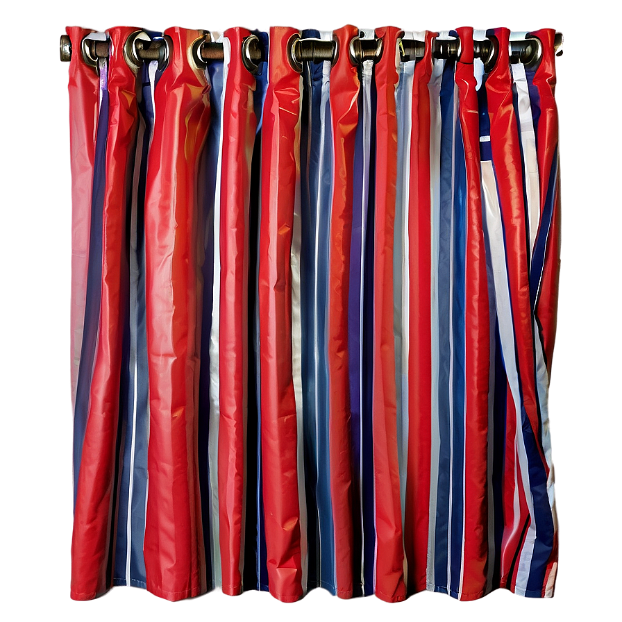 Nautical Striped Curtain Png 05252024 PNG image