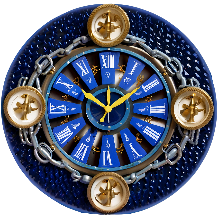 Nautical Theme Clock Png 04292024 PNG image