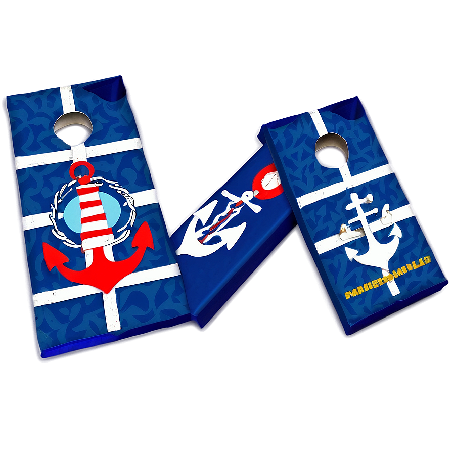 Nautical Theme Cornhole Bag Png Rib88 PNG image