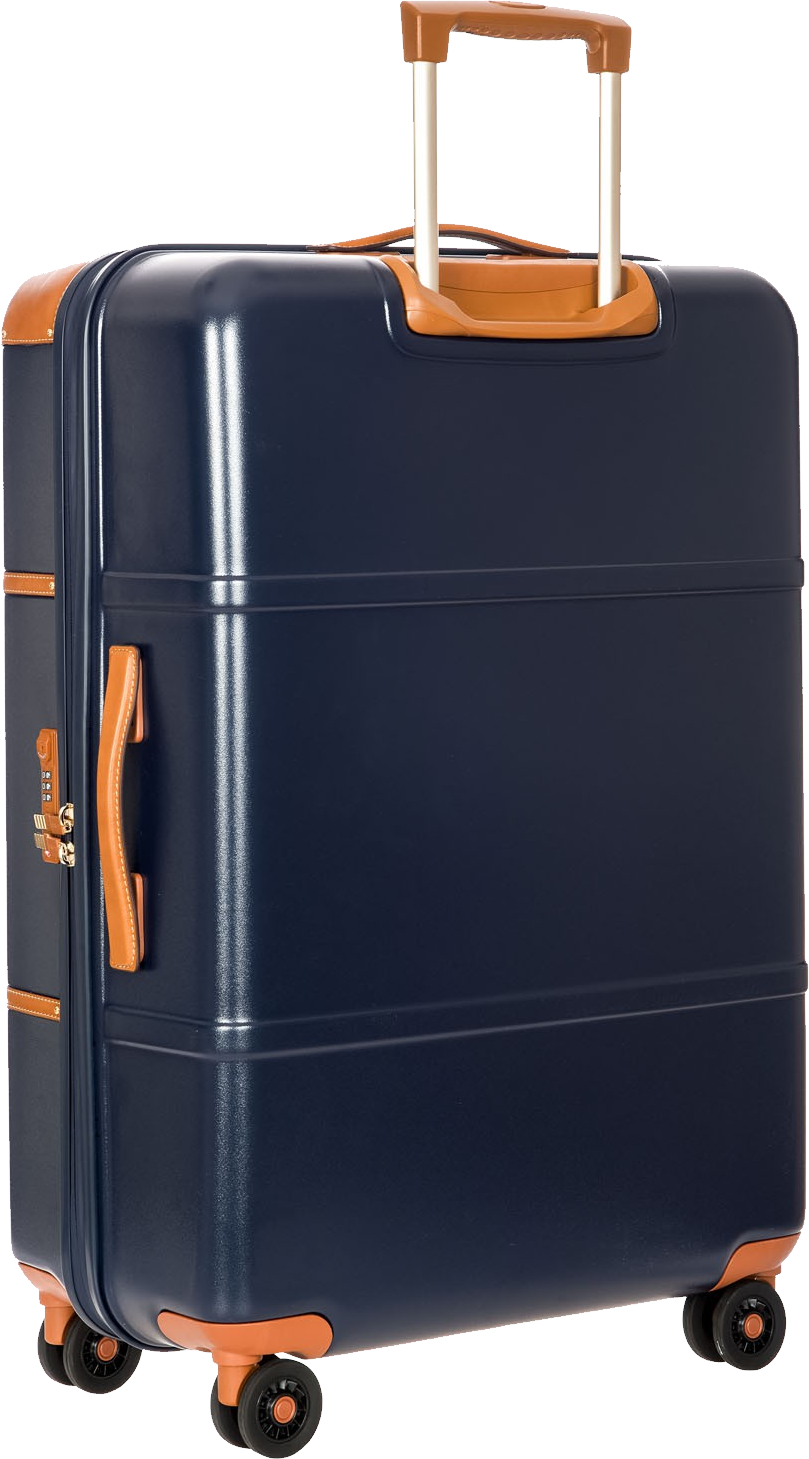 Navy Blue Hardshell Luggage Bag PNG image