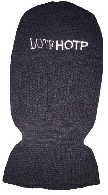 Navy Blue Knitted Balaclava PNG image