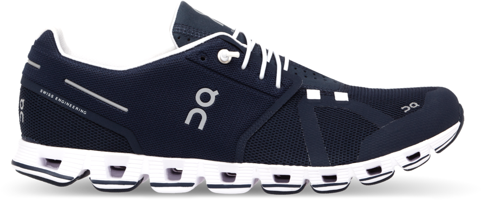 Navy Blue Running Shoe PNG image