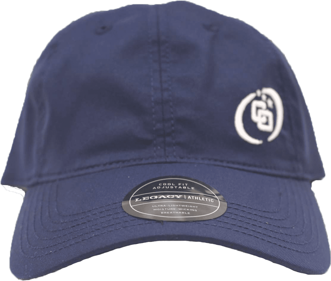 Navy Blue Sports Cap Logo PNG image