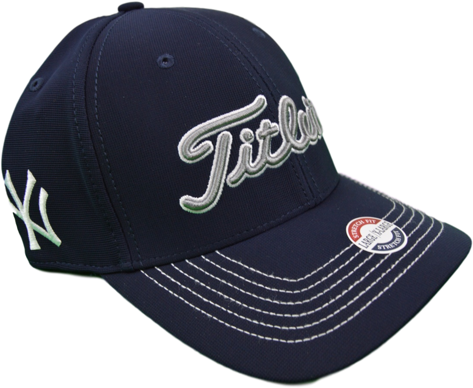 Navy Blue Yankees Titleist Cap PNG image