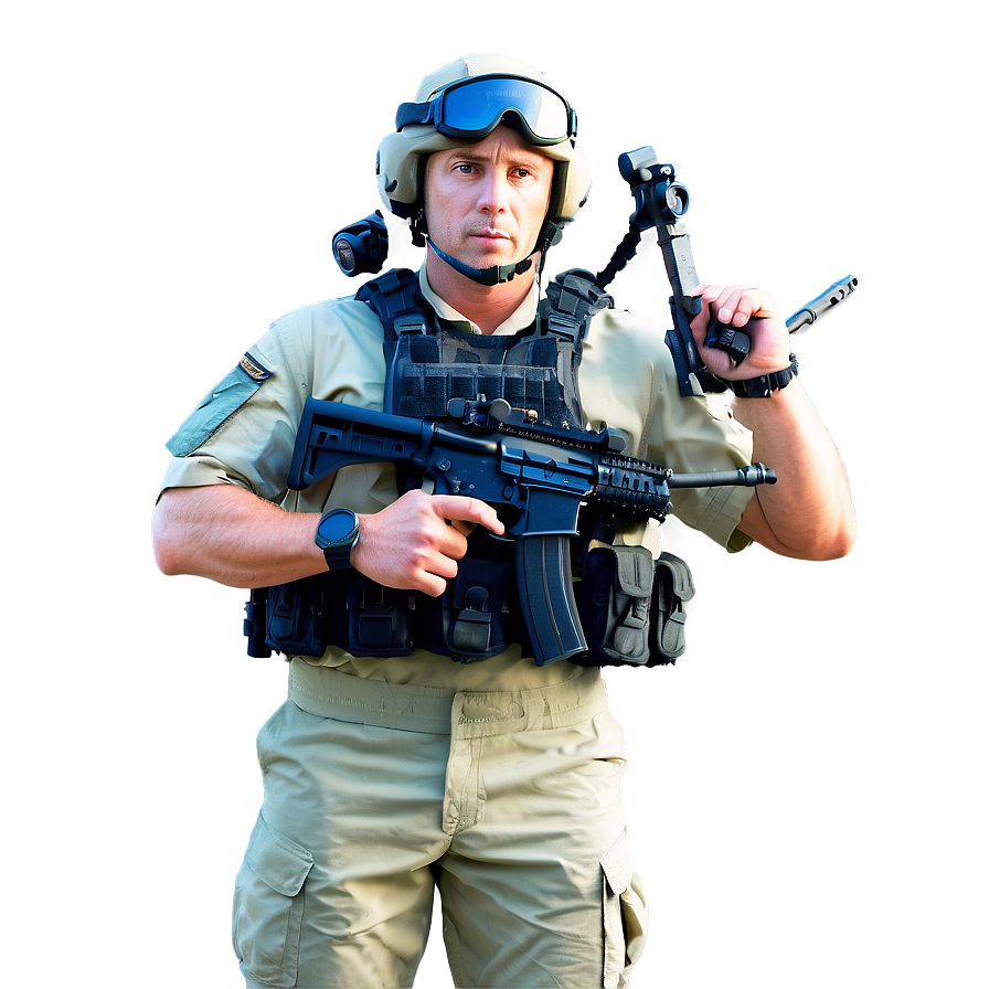 Navy Seal Action Pose Png Nkp38 PNG image