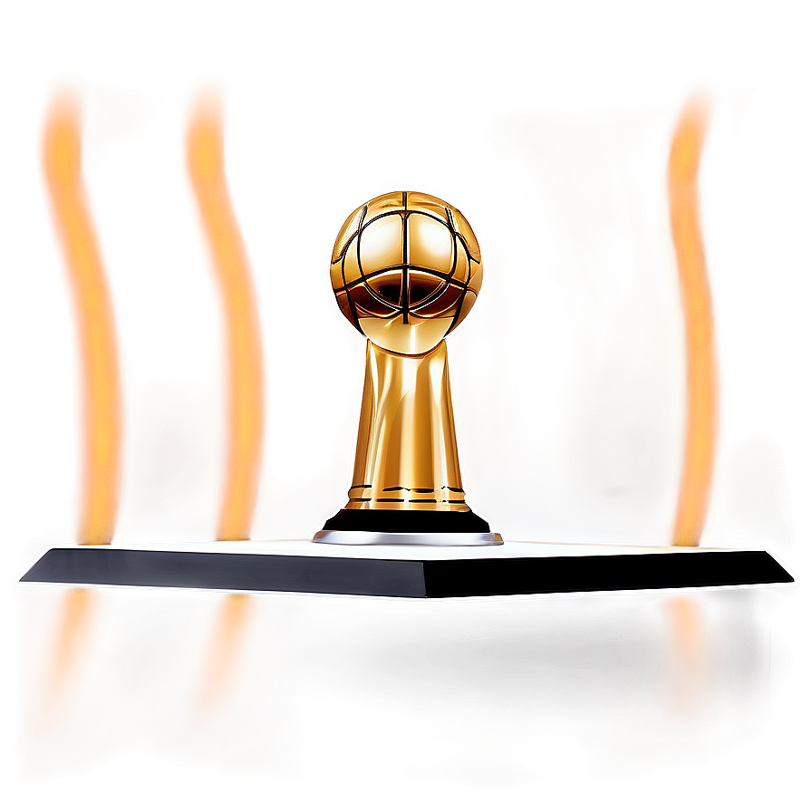 Nba Finals Trophy On Court Png Jtr80 PNG image