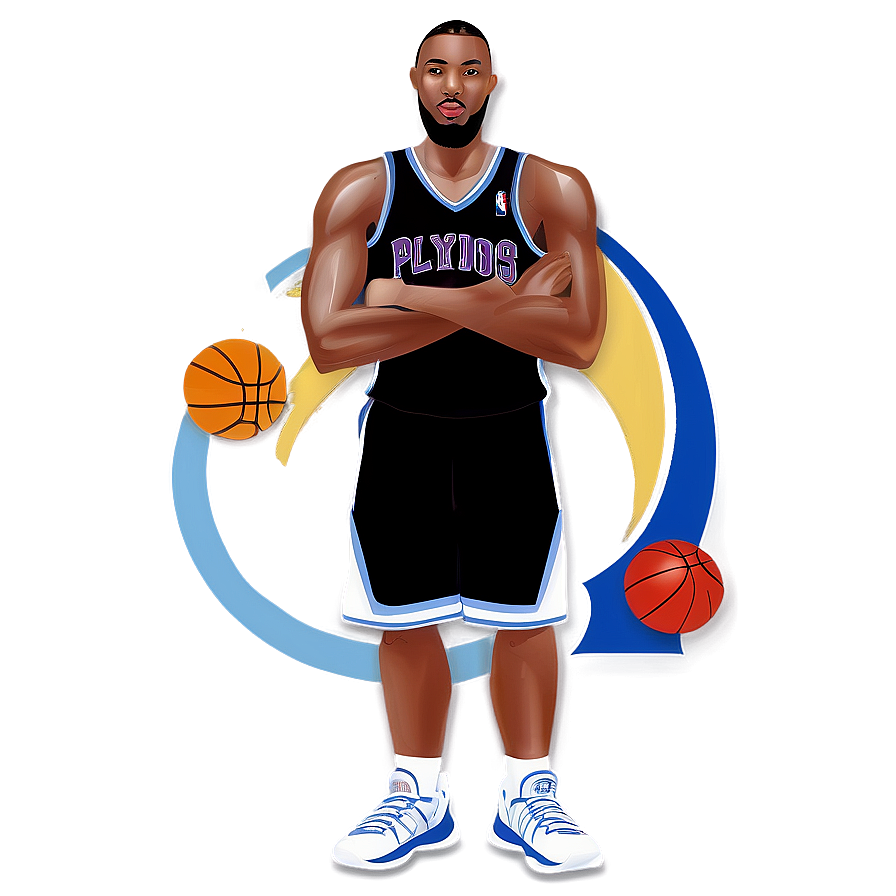 Nba Players Fan Art Png Lhx PNG image