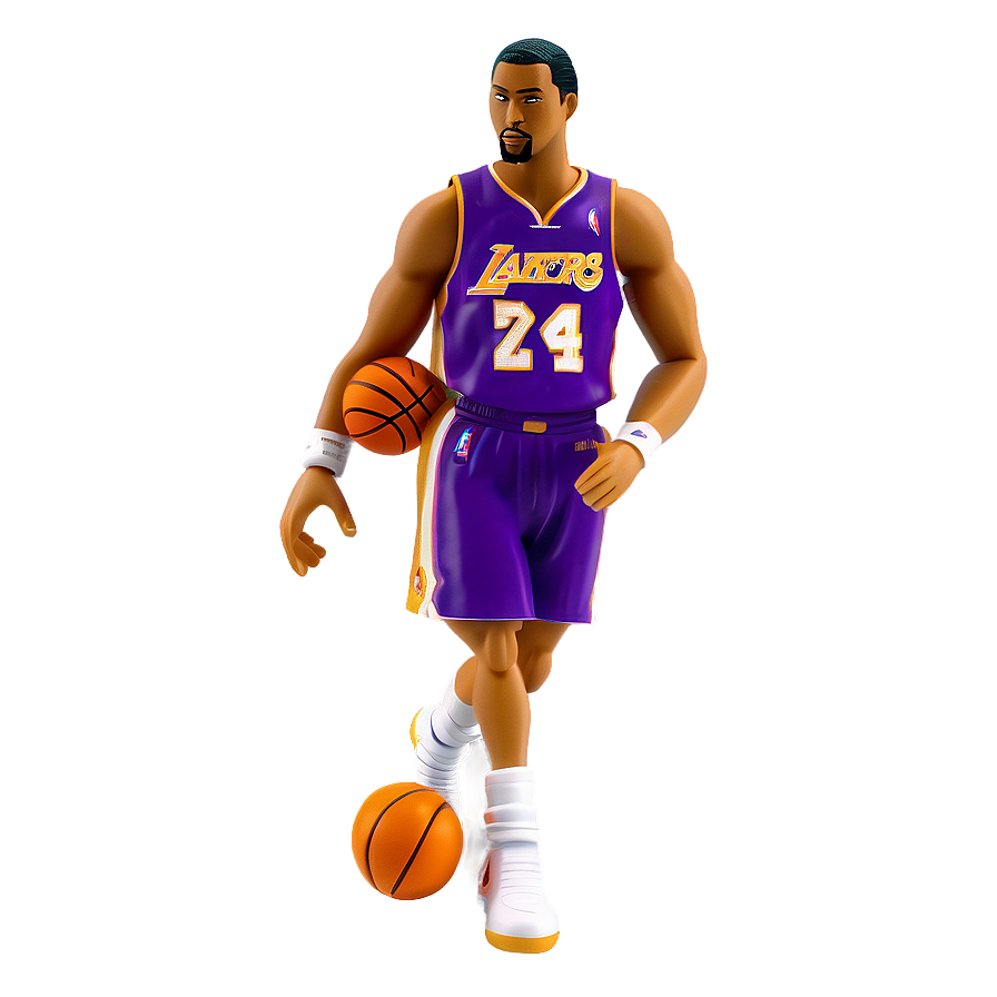 Nba Players In Action Figures Png 06252024 PNG image