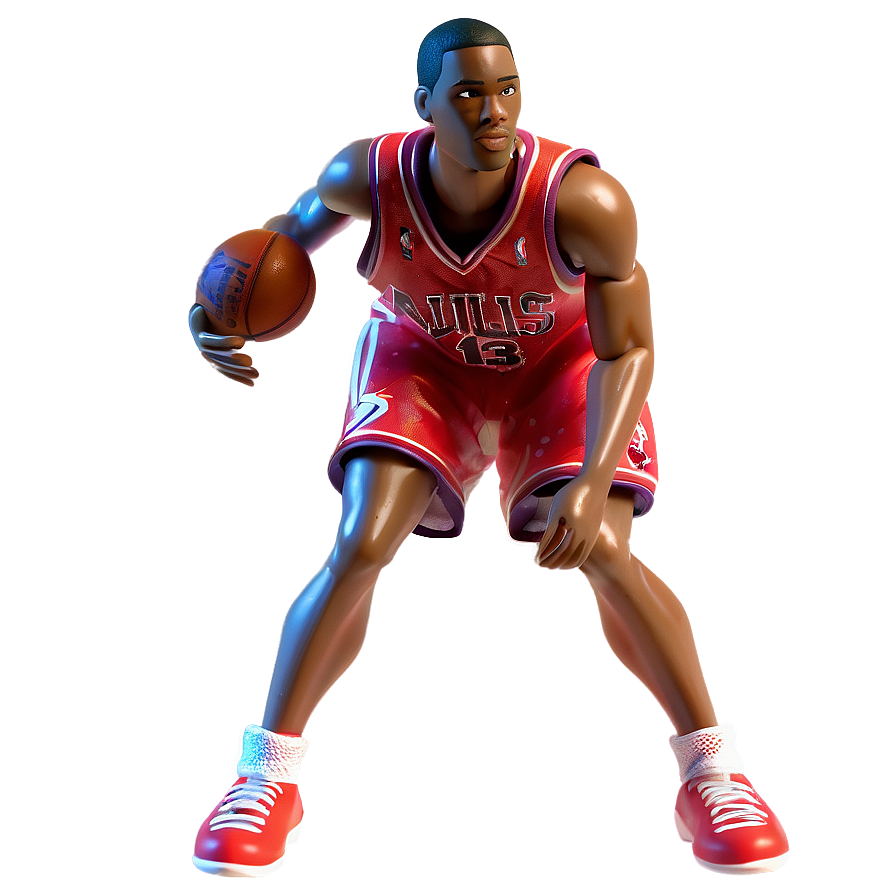 Nba Players In Action Figures Png Hng PNG image