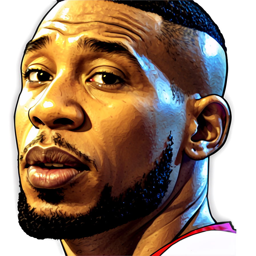 Nba Players In Comic Style Png 06252024 PNG image