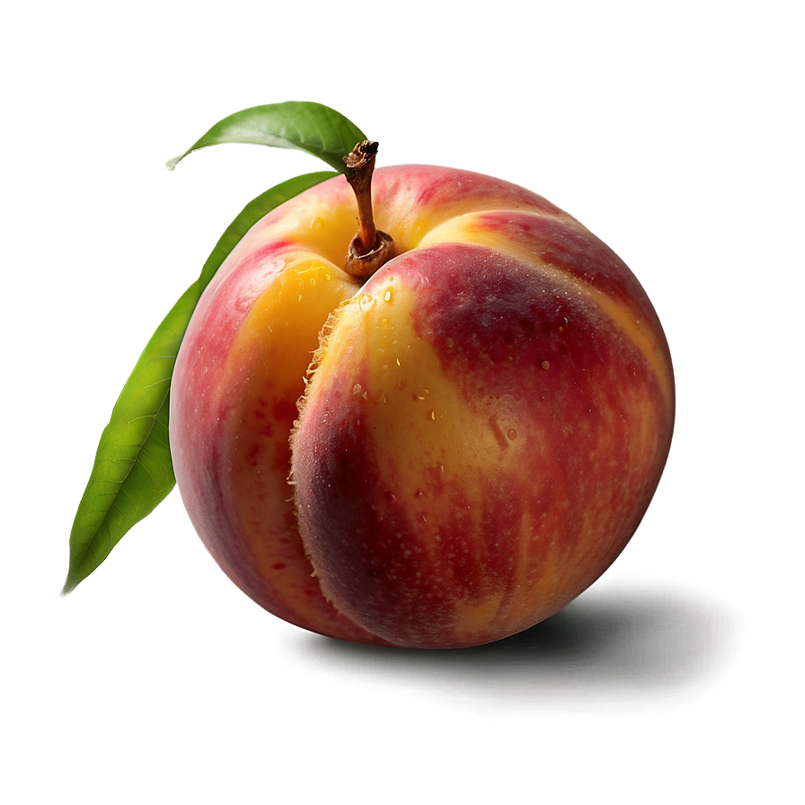 Nectarine Close-up Png 06252024 PNG image