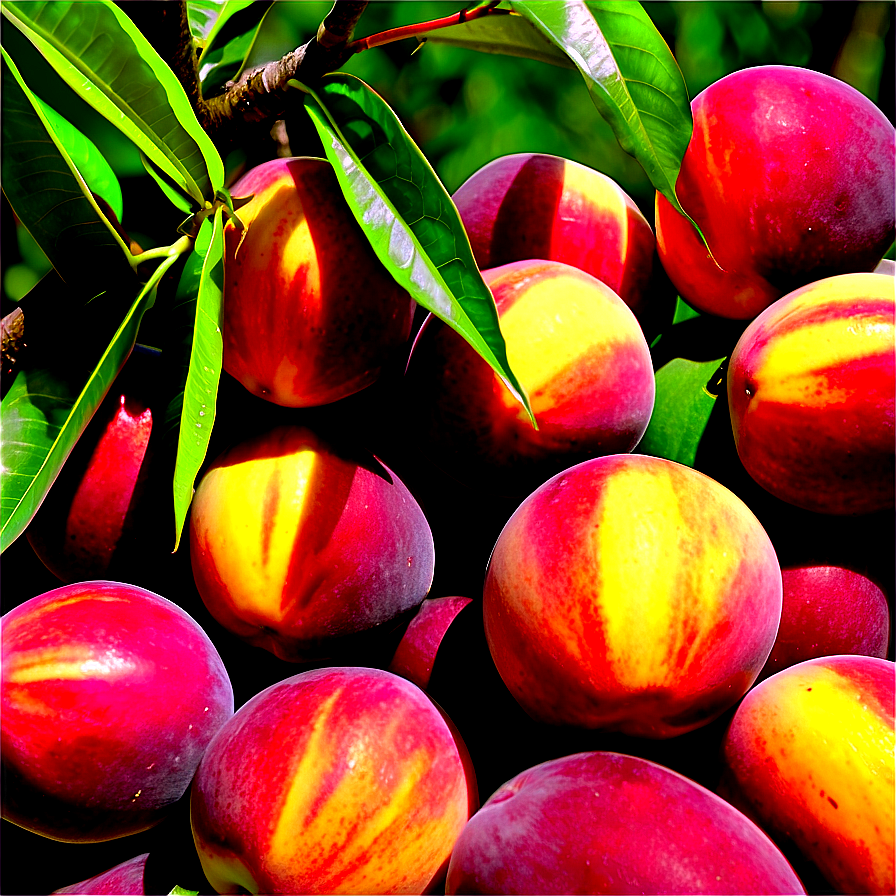 Nectarine Orchard Png Reg PNG image