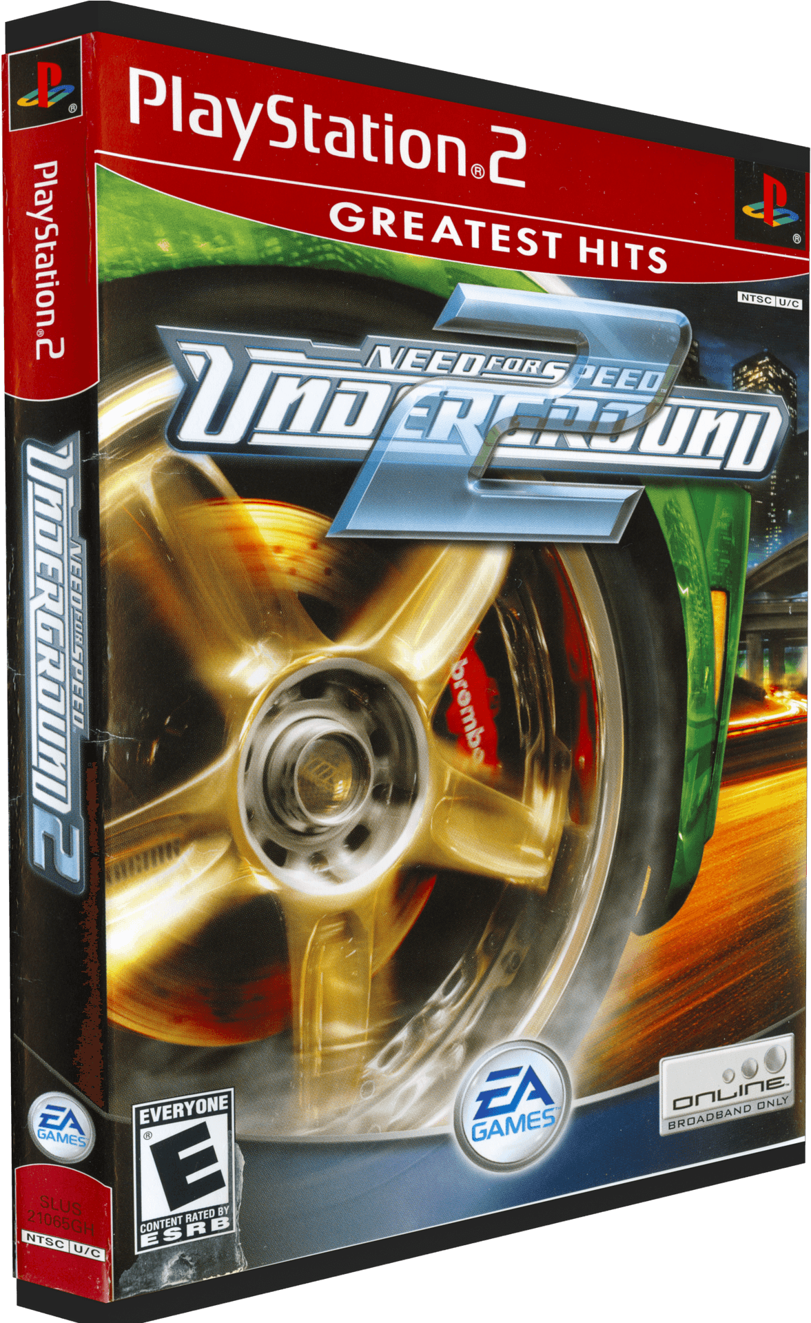 Needfor Speed Underground2 P S2 Cover Art PNG image