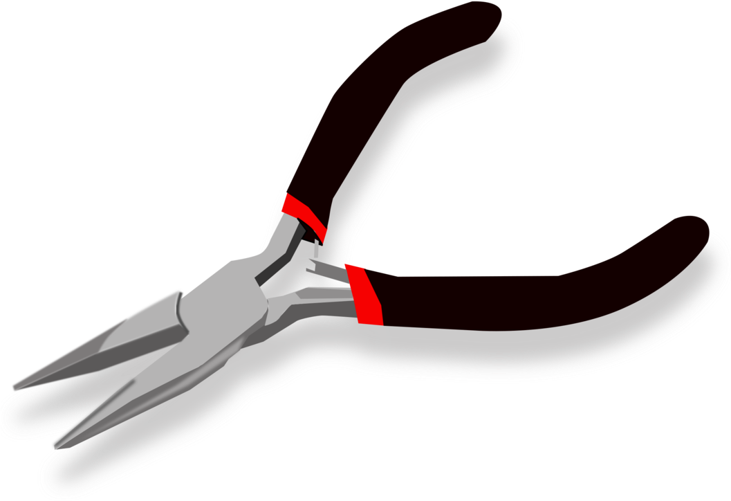 Needle Nose Pliers Tool PNG image