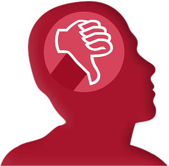 Negative Thoughts Concept Icon PNG image