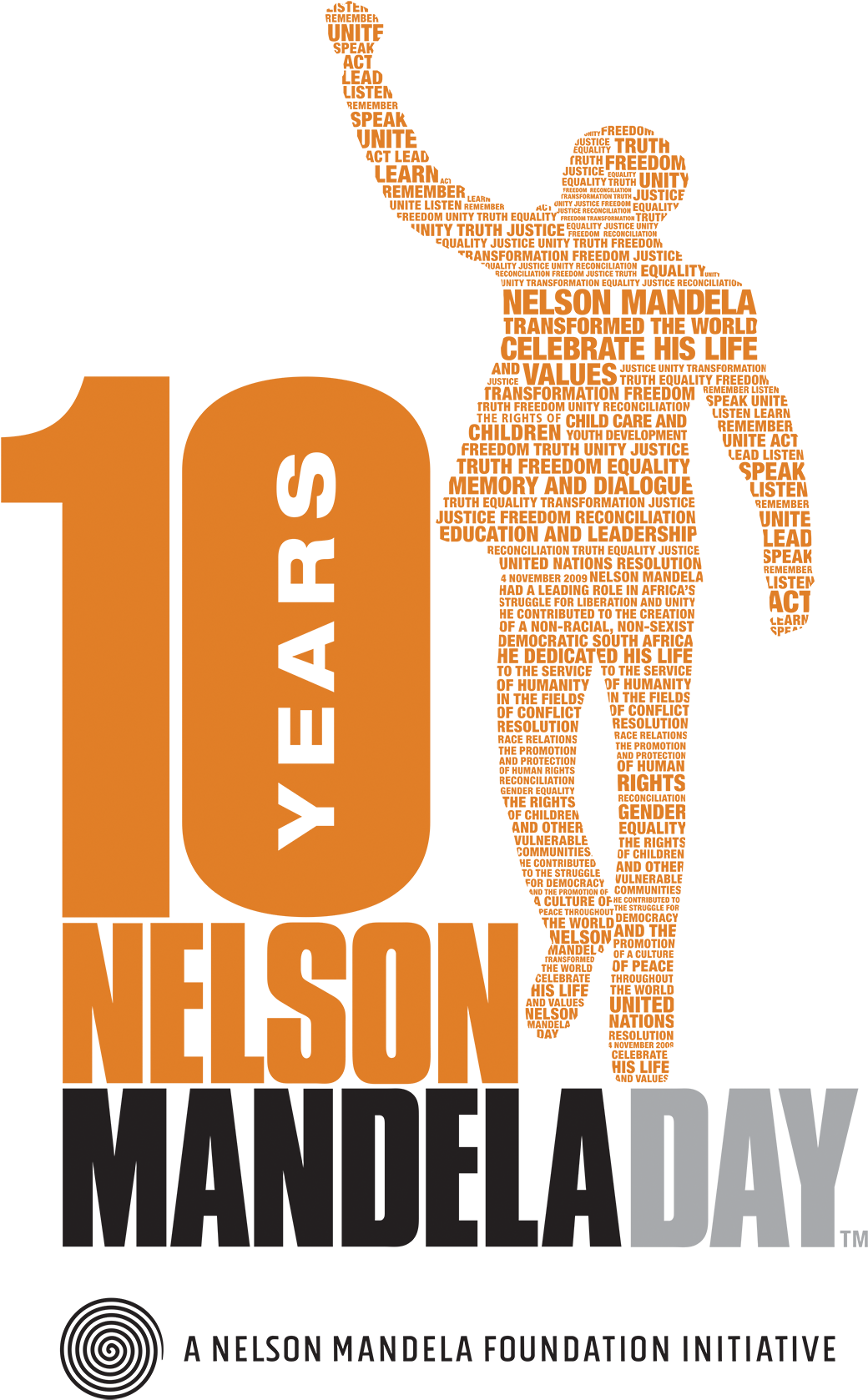 Nelson Mandela Day10 Years Celebration PNG image