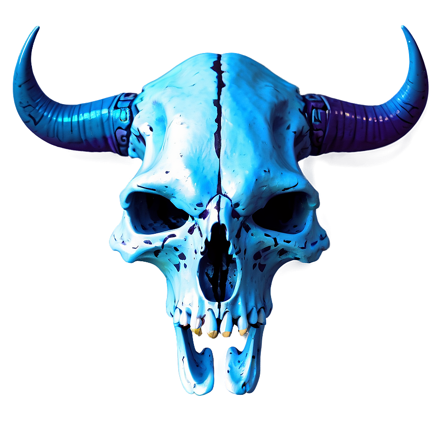 Neon Animal Skull Png Bfc92 PNG image