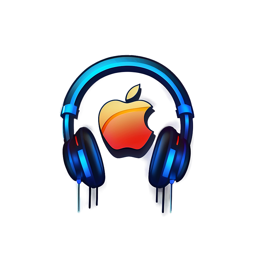 Neon Apple Music Logo Png Oyv62 PNG image