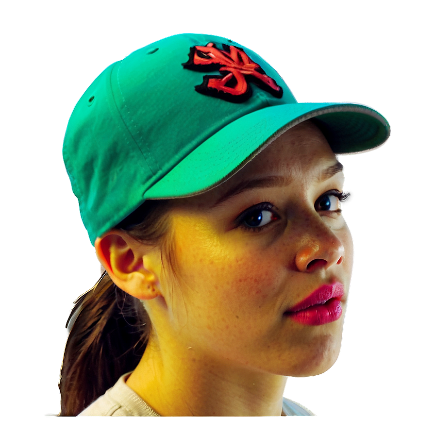 Neon Baseball Cap Png Say PNG image