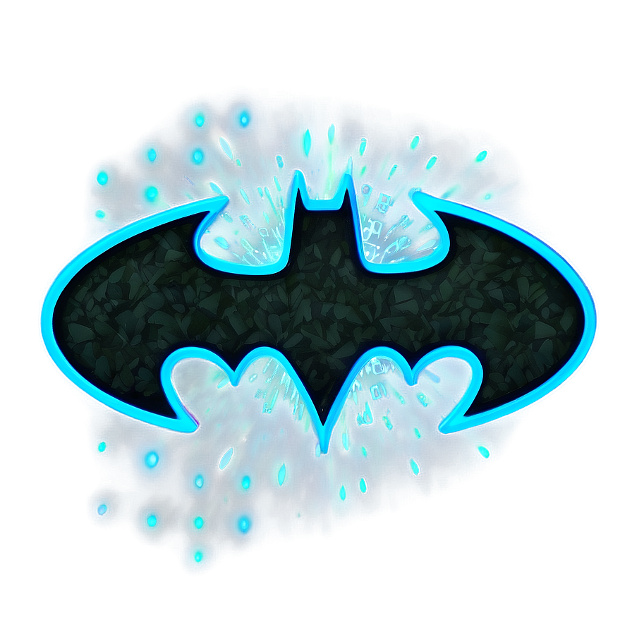 Neon Batman Logo Png 05042024 PNG image