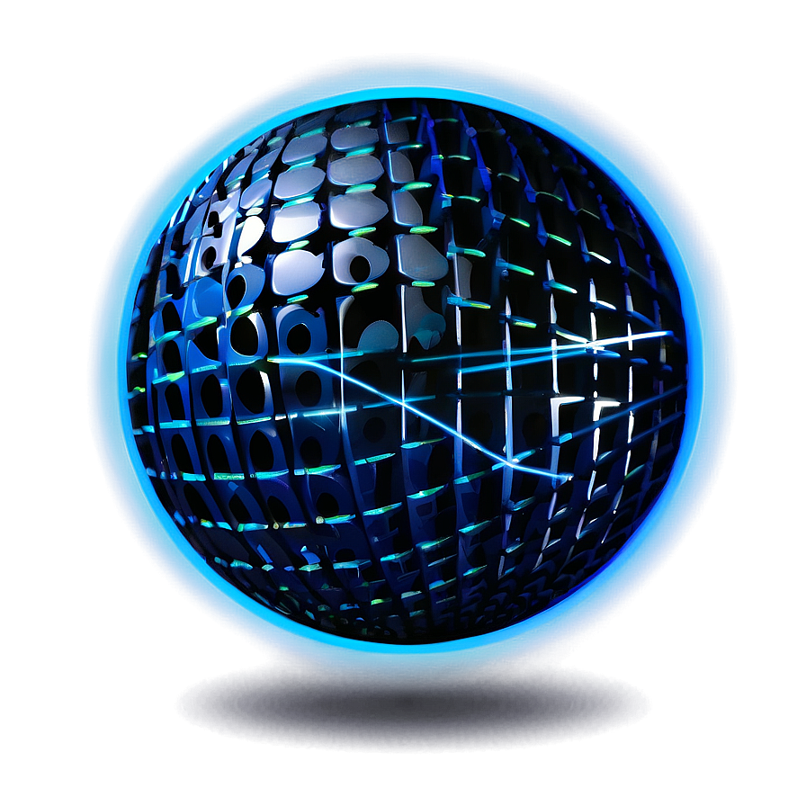 Neon Blue Ball Png 38 PNG image