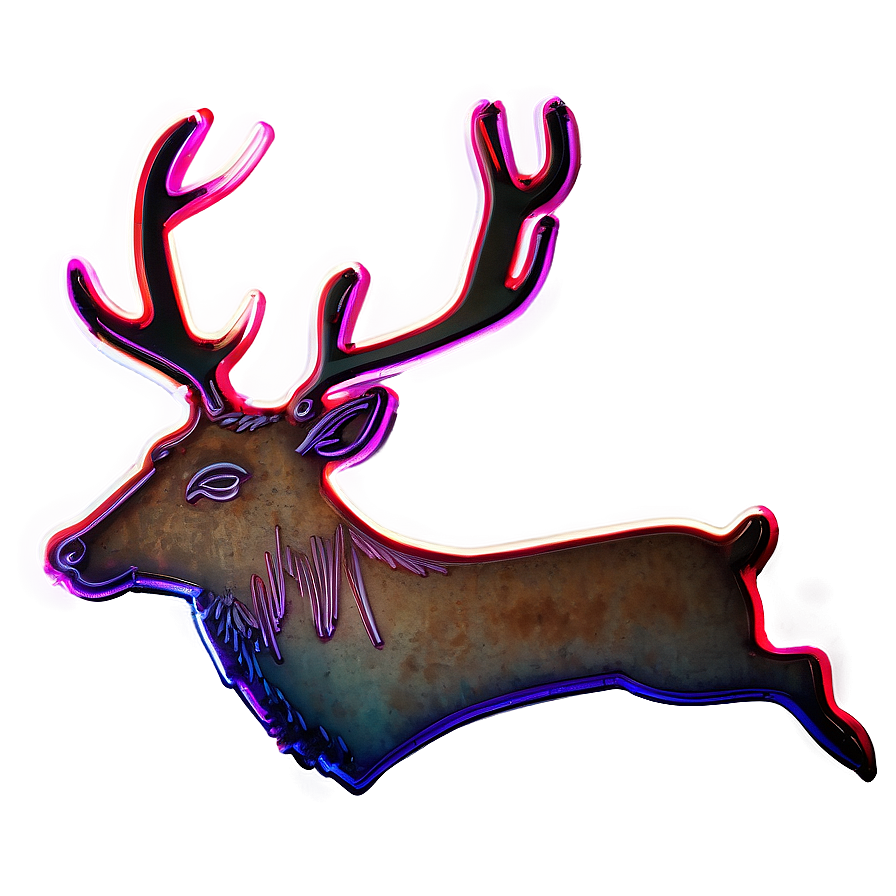 Neon Buck Sign Png 2 PNG image