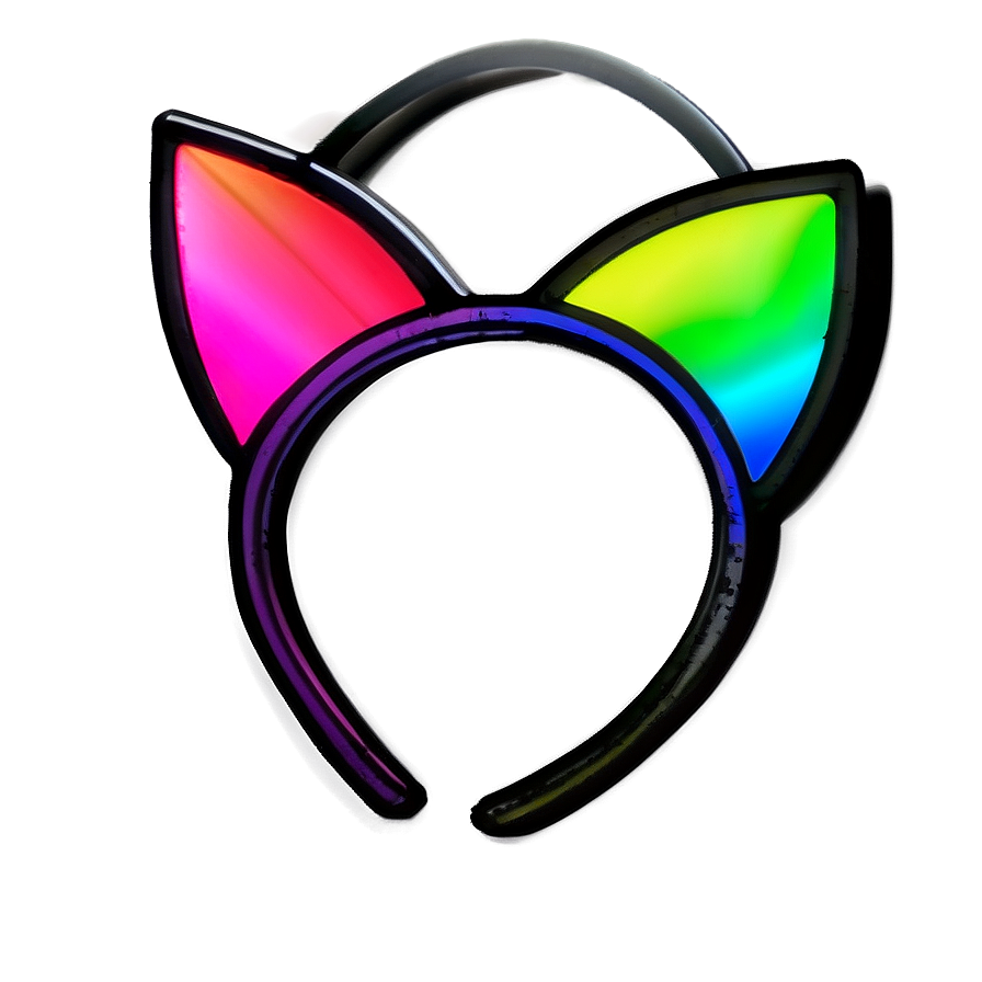 Neon Cat Ears Png Dsw68 PNG image