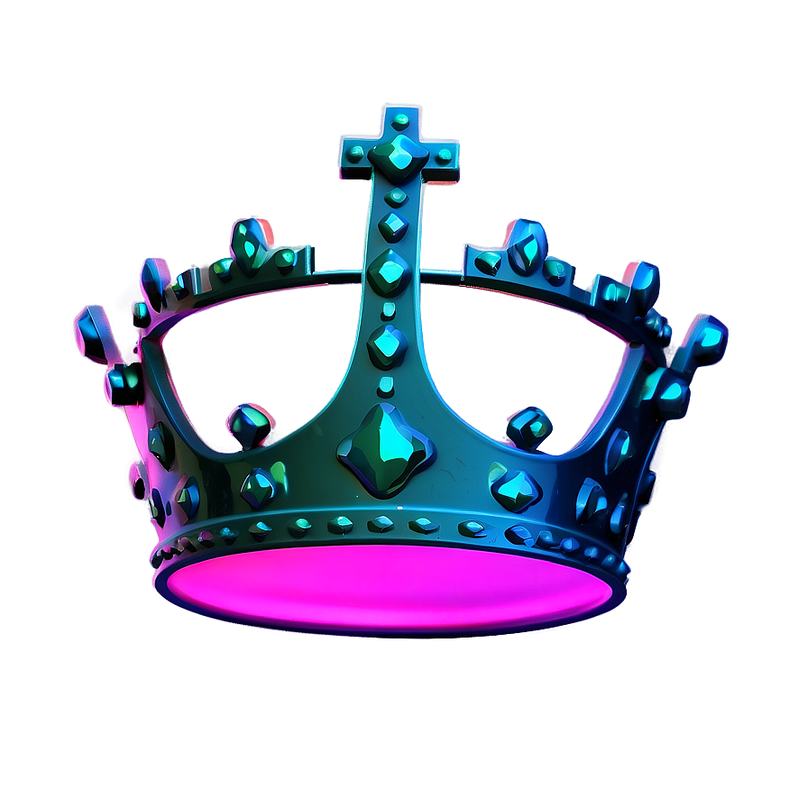 Neon Crown For Branding Png 06272024 PNG image