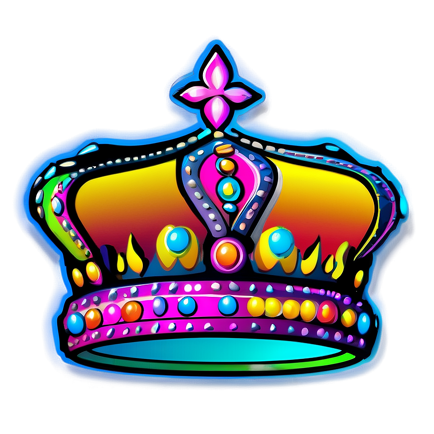 Neon Crown For Branding Png 66 PNG image