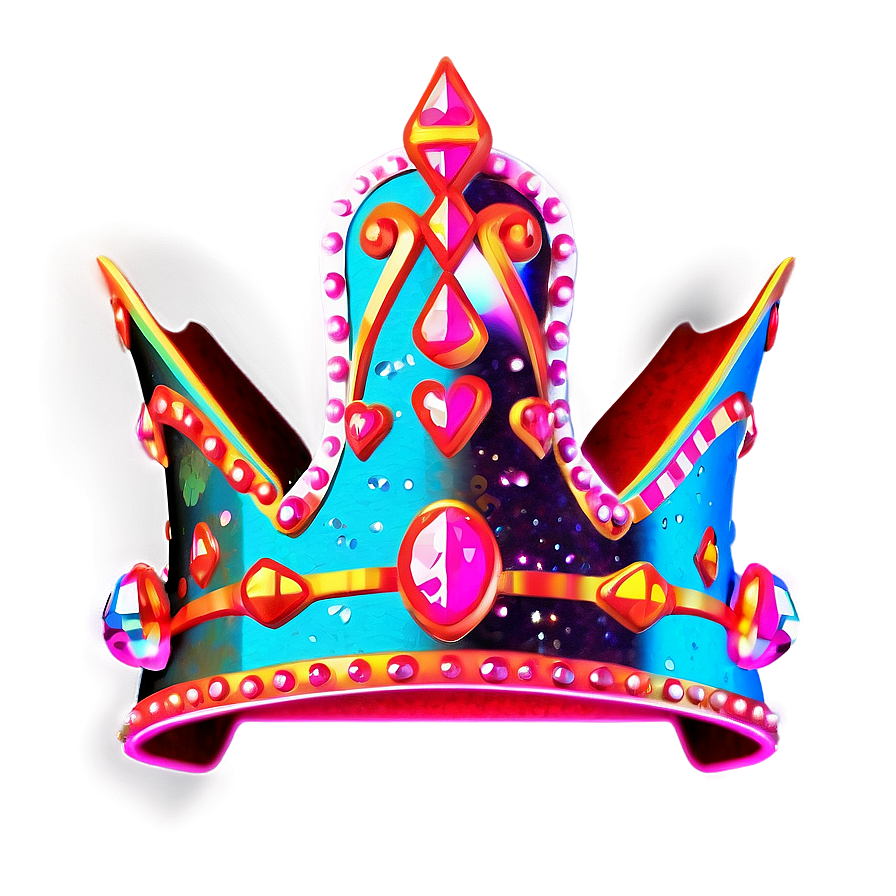 Neon Crown For Decoration Png Oyo21 PNG image